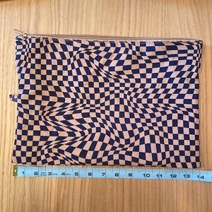 Baggu Large Trippy Checker Go Pouch
